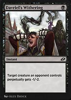 Davriel's Withering (J21-016) - common