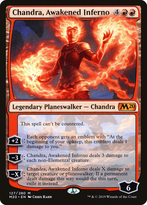 Chandra, Awakened Inferno (M20-127) - mythic