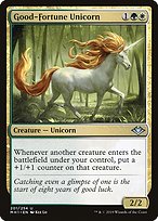 Good-Fortune Unicorn (MH1-201) - uncommon - Foil