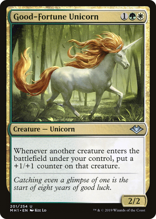 Good-Fortune Unicorn (MH1-201) - uncommon