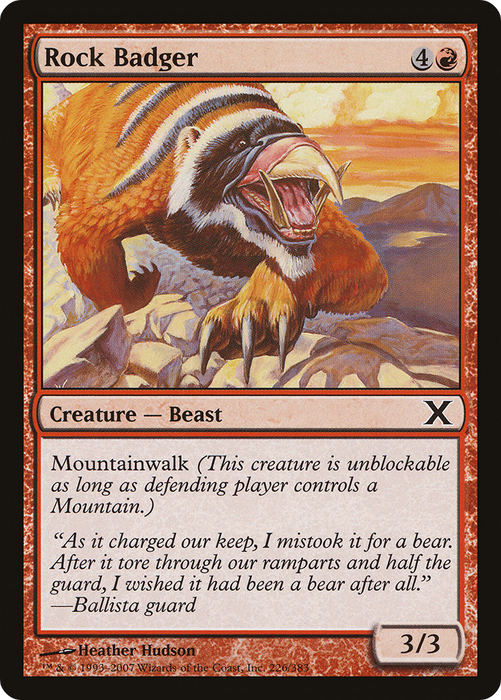 Rock Badger (10E-226) - common