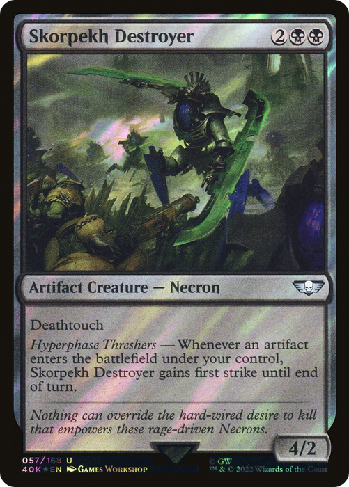 Skorpekh Destroyer (40K-57★) - uncommon - Foil
