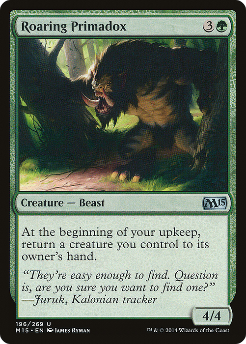 Roaring Primadox (M15-196) - uncommon - Foil