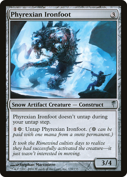 Phyrexian Ironfoot (CSP-139) - uncommon