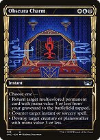Obscura Charm (SNC-323) - uncommon: (Showcase) - Foil