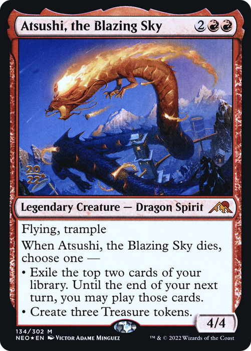 Atsushi, the Blazing Sky (PRE-134S) - mythic - Foil