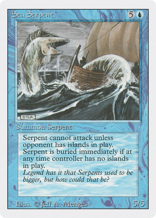 Sea Serpent (3ED-078) - common