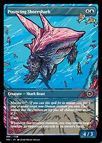 Pouncing Shoreshark (PRM-80975) - uncommon - Foil