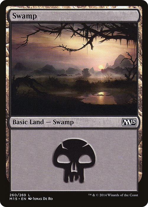 Swamp (M15-260) - common - Foil