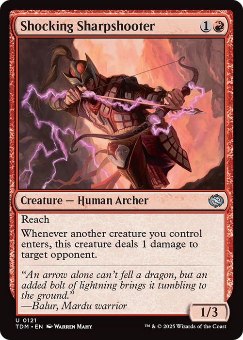 Shocking Sharpshooter (TDM-121) - uncommon - Foil