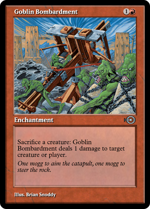 Goblin Bombardment (PRM-36058) - uncommon - Foil