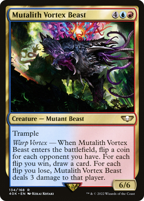 Mutalith Vortex Beast (40K-134) - rare