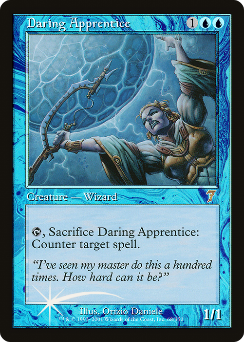 Daring Apprentice (7ED-68★) - rare - Foil