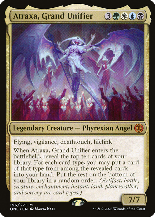 Atraxa, Grand Unifier (ONE-196) - mythic - Foil