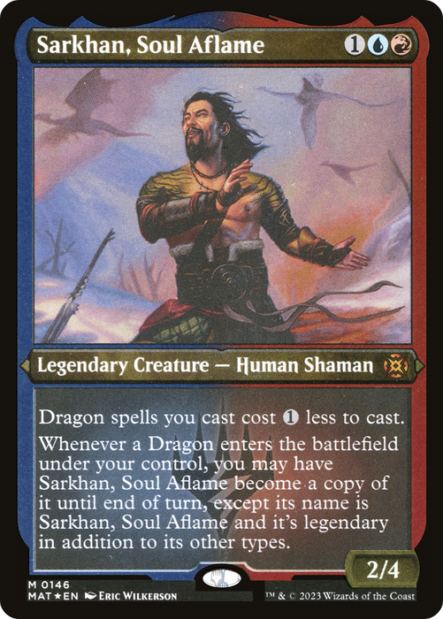 Sarkhan, Soul Aflame (MAT-146) - mythic - Etched Foil