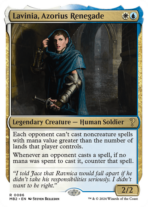 Lavinia, Azorius Renegade (MB2-086) - rare