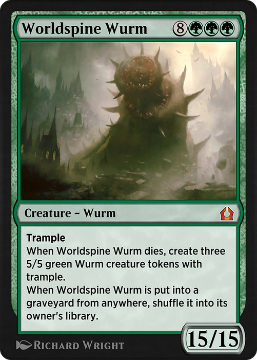 Worldspine Wurm (EA3-007) - mythic