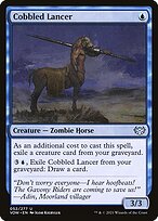 Cobbled Lancer (VOW-052) - uncommon - Foil
