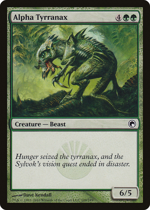 Alpha Tyrranax (SOM-109) - common - Foil