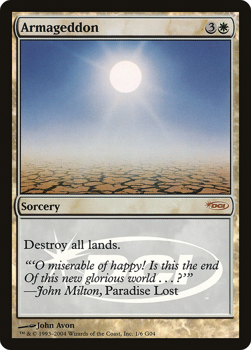 Armageddon (JDG-001) - rare - Foil