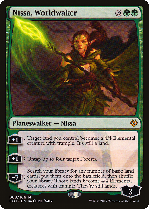 Nissa, Worldwaker (AC2-068) - mythic