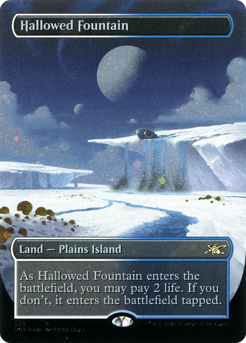 Hallowed Fountain (UNF-528) - rare (Borderless) - Foil
