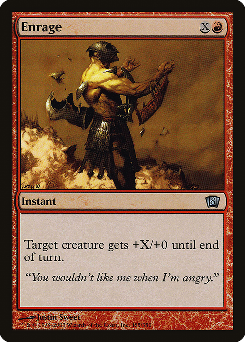 Enrage (8ED-185★) - uncommon - Foil