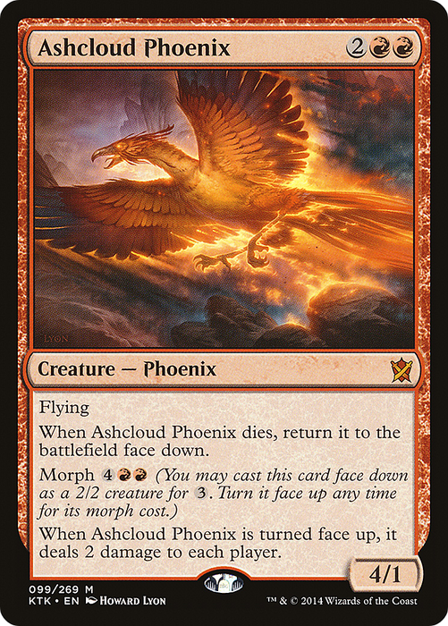 Ashcloud Phoenix (KTK-099) - mythic