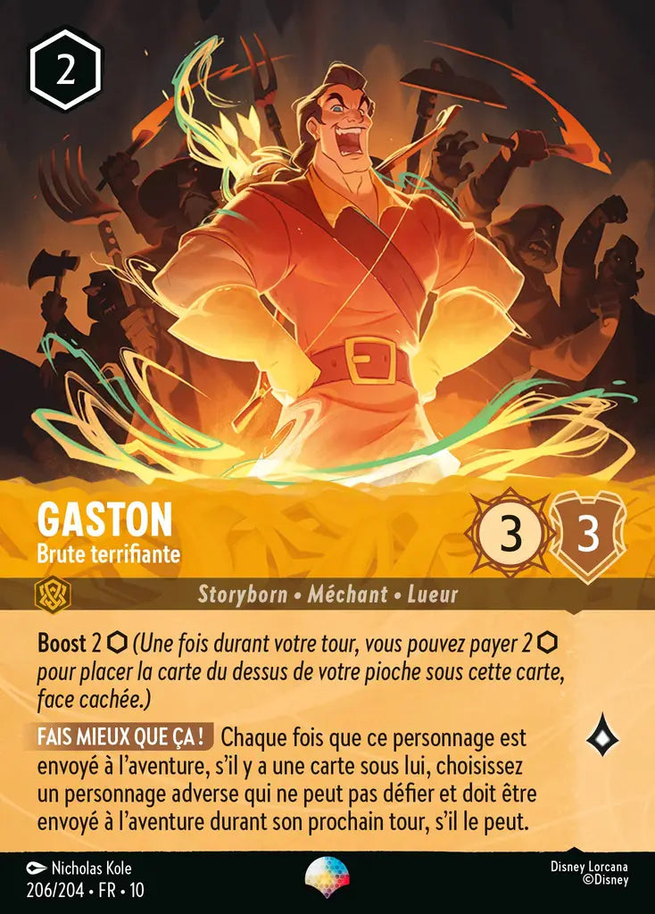 Gaston - Brute terrifiante (Épique) (206/204) - LDLP - Épique - Holofoil