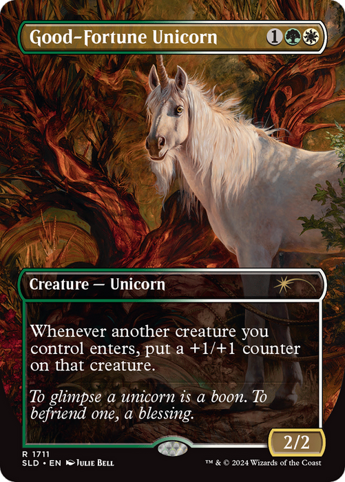 Good-Fortune Unicorn (SLD-1711) - rare (Borderless)