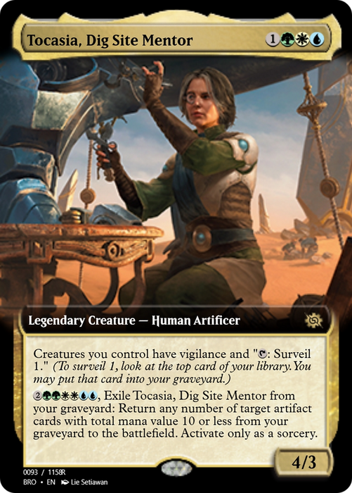 Tocasia, Dig Site Mentor (PRM-105794) - rare - Foil