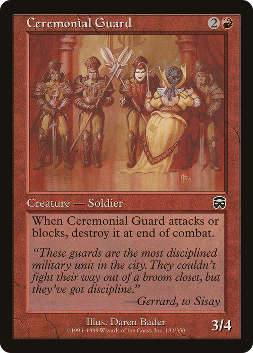Ceremonial Guard (MMQ-182) - common - Foil