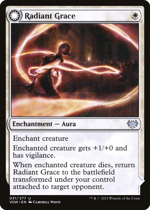 Radiant Grace // Radiant Restraints (VOW-031) - uncommon: (Double Faced Transform)