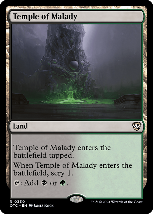 Temple of Malady (OTC-330) - rare