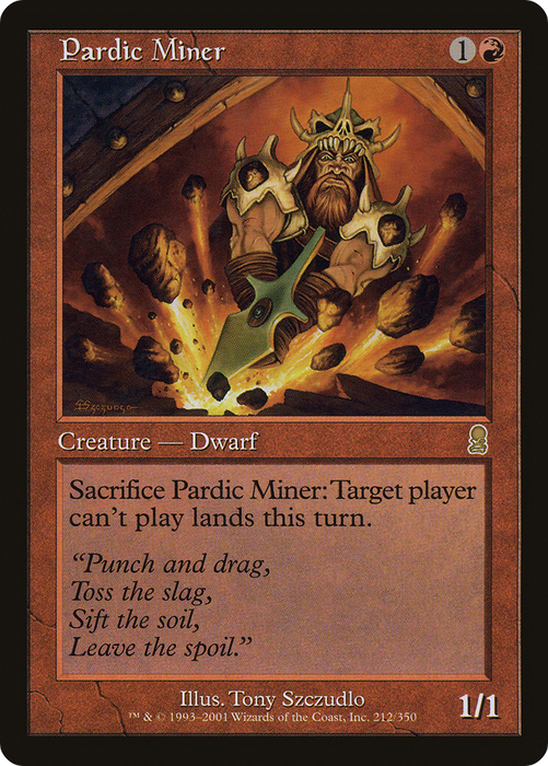 Pardic Miner (ODY-212) - rare - Foil