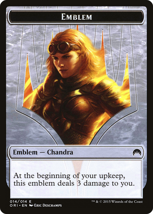 Chandra, Roaring Flame Emblem (ORI-014) - common