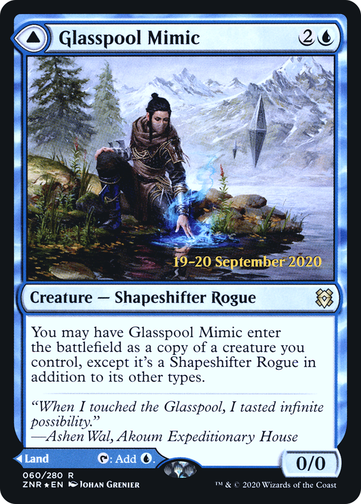 Glasspool Mimic // Glasspool Shore (PRE-60S) - rare - Foil