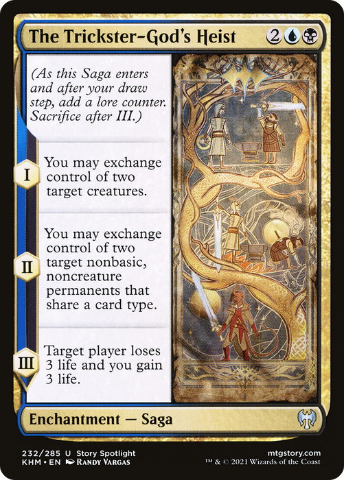 The Trickster-God's Heist (KHM-232) - uncommon - Foil