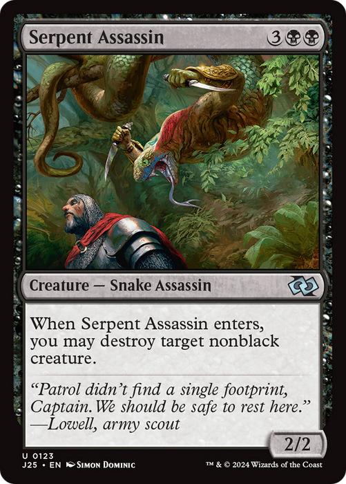Serpent Assassin (J25-123) - uncommon