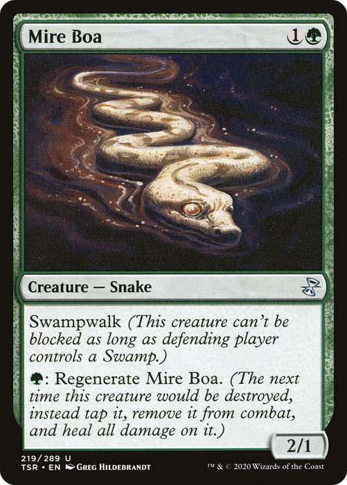 Mire Boa (TSR-219) - uncommon - Foil