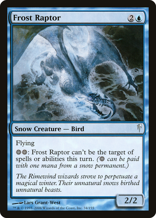 Frost Raptor (CSP-034) - common - Foil
