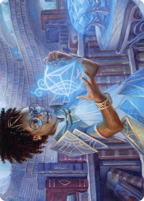 Zimone, Quandrix Prodigy // Zimone, Quandrix Prodigy (ASTX-046) - common (Borderless) - Foil