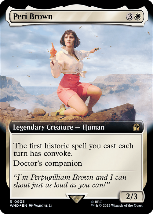 Peri Brown (WHO-935) - rare: (Extended Art) - Foil