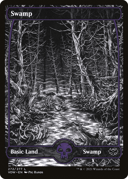 Swamp (VOW-272) - common: (Showcase) - Foil