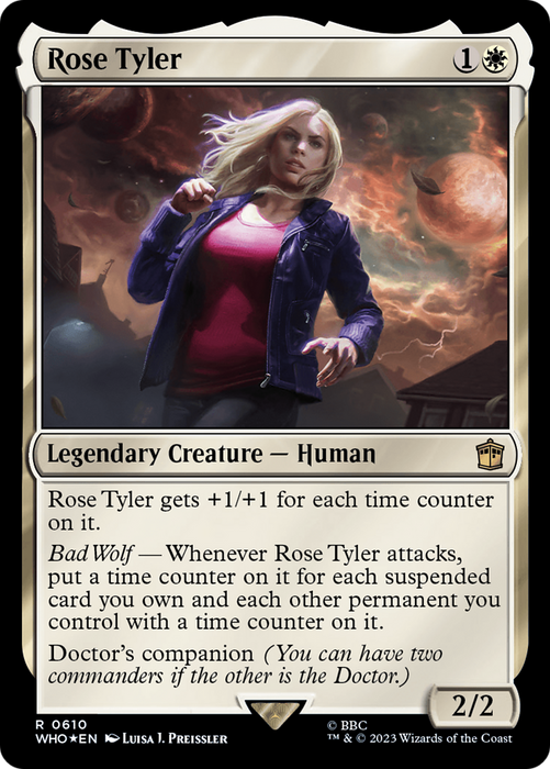 Rose Tyler (WHO-610) - rare - Foil