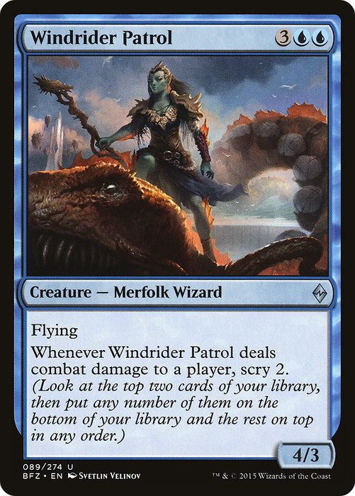 Windrider Patrol (BFZ-089) - uncommon