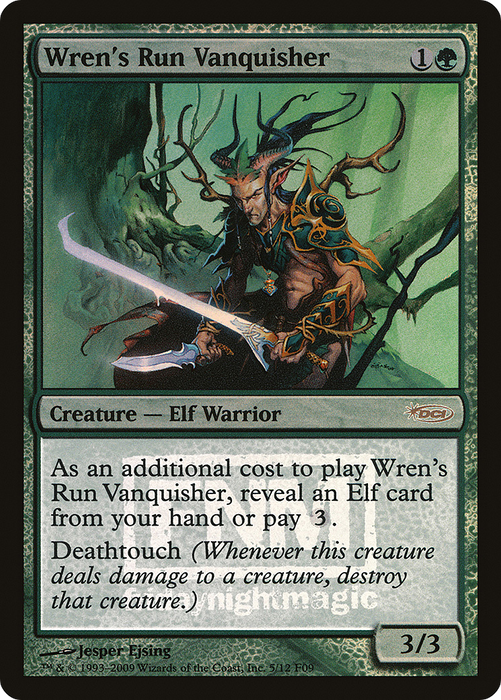 Wren's Run Vanquisher (FNM-005) - rare - Foil