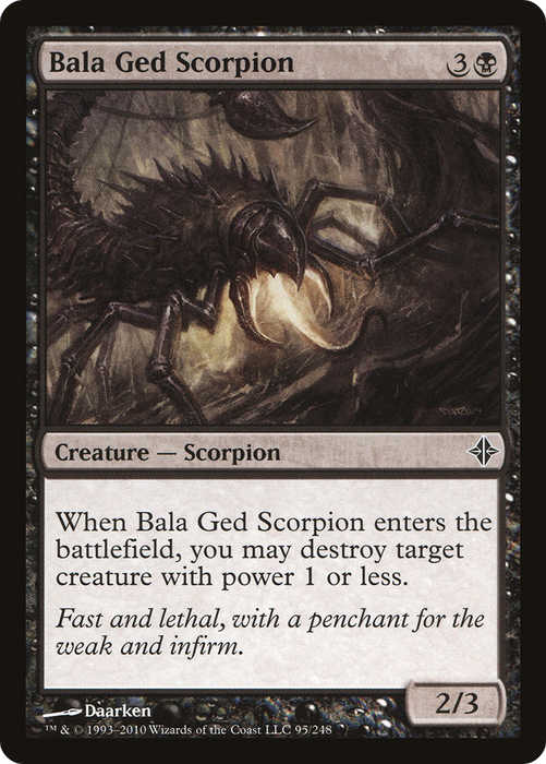 Bala Ged Scorpion (ROE-095) - common - Foil