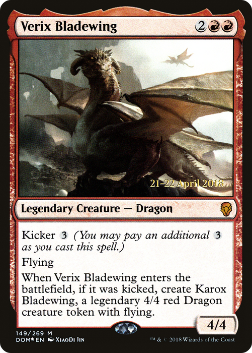 Verix Bladewing (PRE-149S) - mythic - Foil