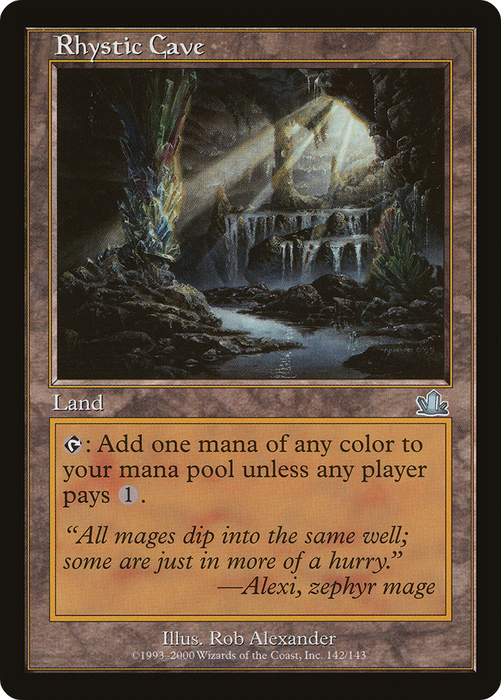 Rhystic Cave (PCY-142) - uncommon - Foil